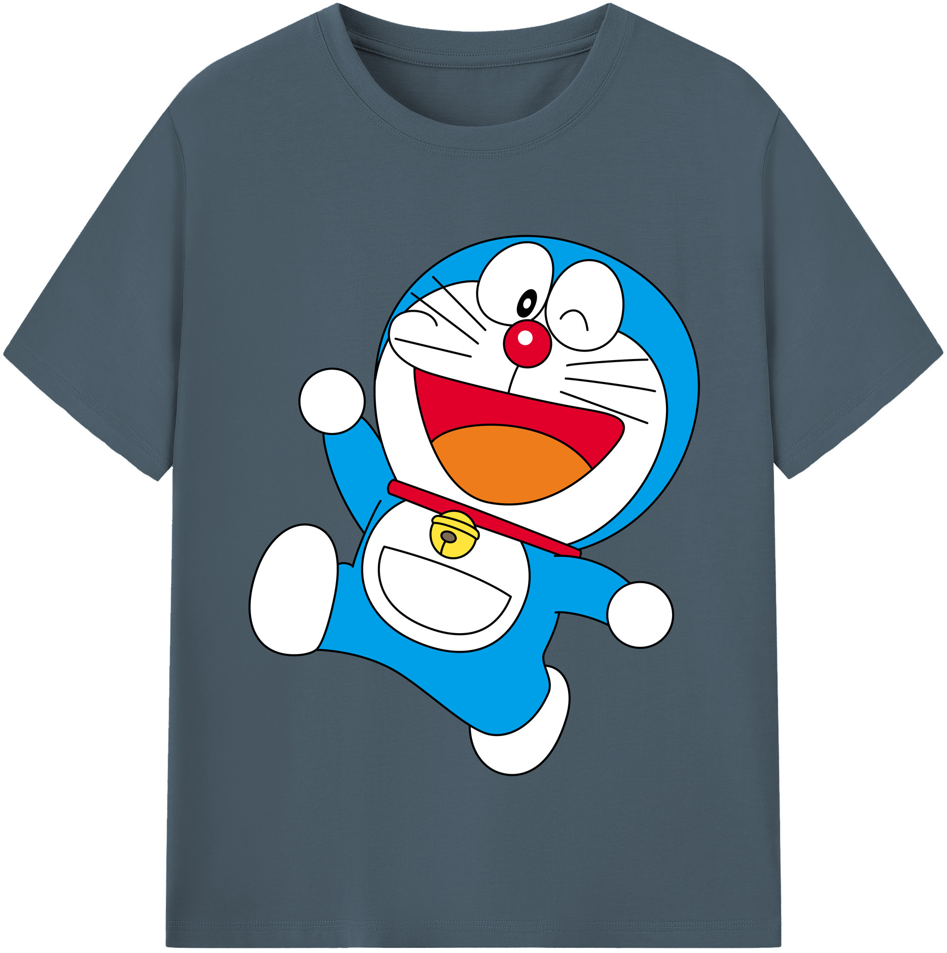 （画像用） ドラえもん Doraemon 綿100％半袖Tシャツ（フロントプリント）